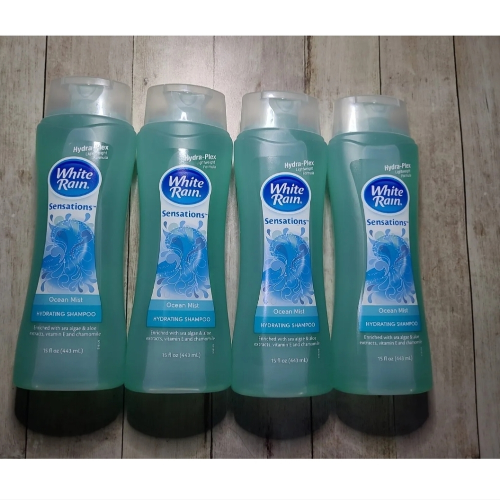 White rain sensations Ocean mist Hydrating Shampoo lot of 4